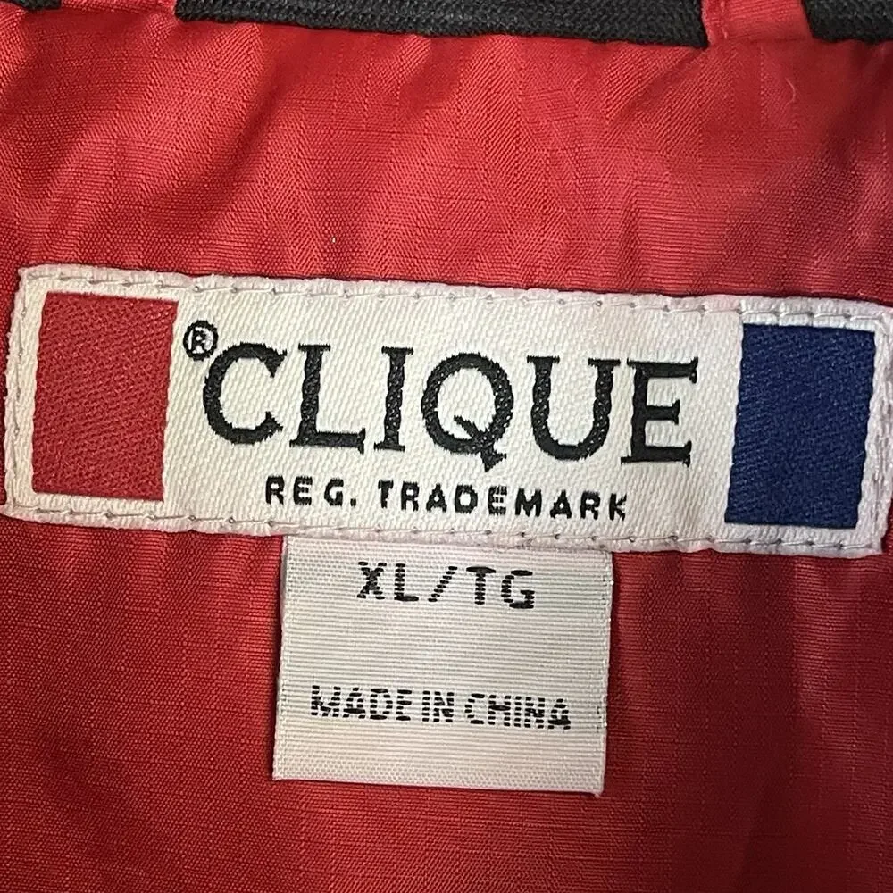 Clique Jacket Mens‎ XL Red Toshiba Golf Classic Windbreaker Full Zip Lightweight